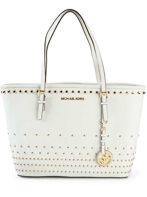 michael kors white handbags uk|white Michael Kors tote bag.